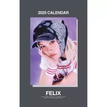 2025 wall calendar [K-STAR Wall Calendar] (Felix Felix 02)