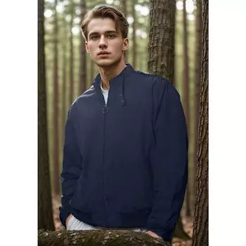 2025 весна и осень новая европейская и американская мужская куртка-пиджак в стиле милитари однотонная на молнии с рубчатой отделкой куртка-пиджак M