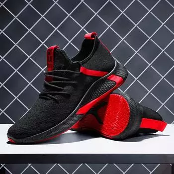 2025 весна и осень новая спортивная обувь мужская трендовая дышащая мужская повседневная обувь с сетчатым верхом для бега 39