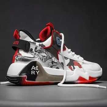 2025 весна и осень новые мужские баскетбольные кроссовки импортные шнурки модные кроссовки спортивная обувь нескользящая мужская обувь 39