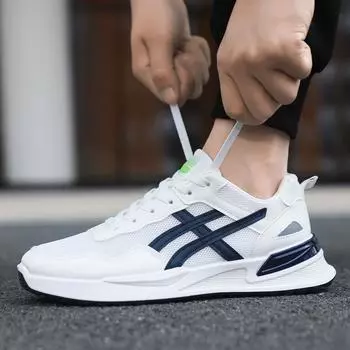 2025 весна и осень новые мужские спортивные туфли дышащая повседневная обувь мужская обувь универсальные трендовые кроссовки студенческие одиночные туфли 39