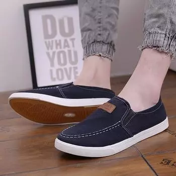 2025 весна и осень новые туфли мужские туфли для скейтбординга мужская обувь студенческие парусиновые туфли мужская корейская версия рабочая обувь мужская почвенная повседневная обувь 39