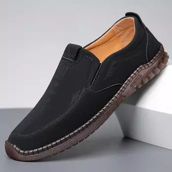 2025 весна-лето мужские мягкие подошвы мягкие поверхности одна педаль ленивые туфли для вождения повседневные кожаные туфли полые дышащие сандалии 201 38