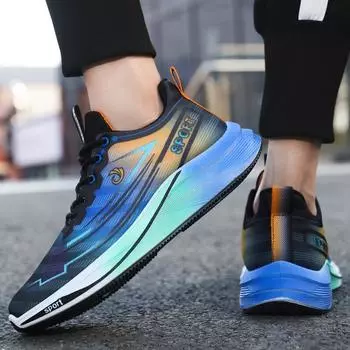 2025 весна-лето сетчатая дышащая мужская обувь молодежная трендовая повседневная спортивная обувь легкая мужская обувь с низким верхом на мягкой подошве 39