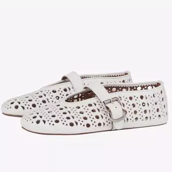 2025 весна-лето туфли на плоской подошве удобные полые женские рабочие туфли с пряжкой на низком каблуке модные кроссовки 34 белый