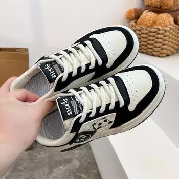 2025 весна маленькие белые туфли новая корейская версия ins женские студенческие туфли для увеличения роста на платформе спортивные туфли для скейтбординга повседневная обувь женская NK852 35 хаки