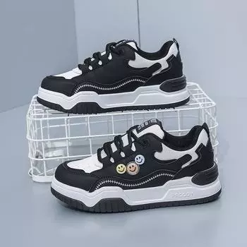 2025 весна маленькие белые туфли новая корейская версия женские студенческие туфли на платформе с увеличенным ростом спортивная обувь для сноуборда повседневная уличная съемка YDJ08 35 бежевый