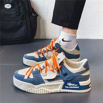 2025 весна мужская обувь новый тренд универсальная повседневная спортивная обувь мужская оригинальная нишевая платформа панда доска обувь мужская 39