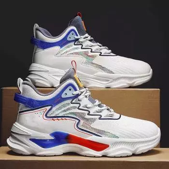2025 весна новые баскетбольные кроссовки мужские повседневные спортивные кроссовки летающие тканые сетчатые дышащие мужские кроссовки тренд jisl 39