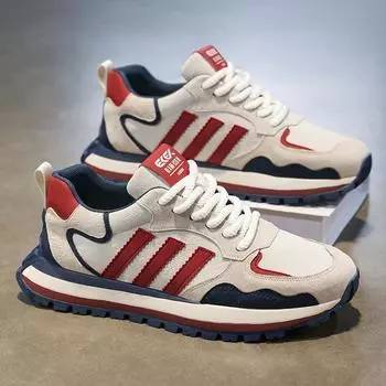 2025 весна новые мужские туфли кожаные повседневные туфли для отдыха спортивная обувь зарубежная мода легкие модные туфли для папы 39