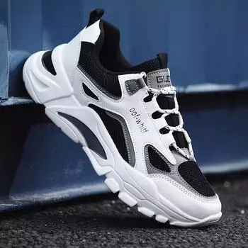 2025 весна новые спортивные кроссовки повседневная мужская обувь мужская корейская версия модные туфли для папы модная обувь для подростков 39
