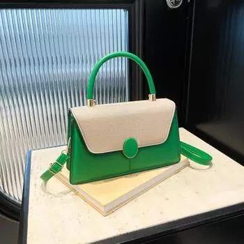 2025 весна новый тренд маленькая квадратная сумка красивая простая персонализированная сумка женская сумка модная косая сумка через плечо чёрный