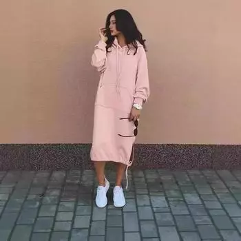 2025 ветер большой размер длинный свитер с юбкой свитера XS розовый