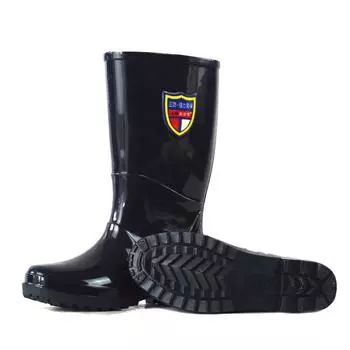 2025 Wholesale Ladies Waterproof Outdoor Garden Bright Face Rain Boots for Women with Colored Rubber Boots Rain Boots Wholesale 40 чёрный