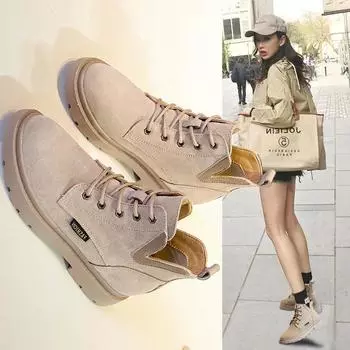 2025 Winter Fleece Martin Boots Women s Short Boots, Trendy Fashion Women s Boots, New British Boots 35