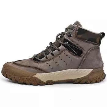 2025 winter spot new Martin boots men s outdoor leisure fashion trend simple leather shoes round head platform men s shoes 38