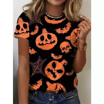 2025 Women s Design Round Neck T-Shirt Street Loose And Simple Harajuku Top Fashion Printed Pattern Short Sleeve T-Shirt XXS