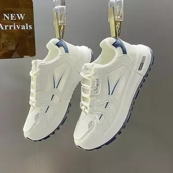 2025 Women s Sneakers Summer New Breathable All-match Air-cushion Casual Sport Shoes Fashion Anti-slip Training Shoes Zapatillas 35