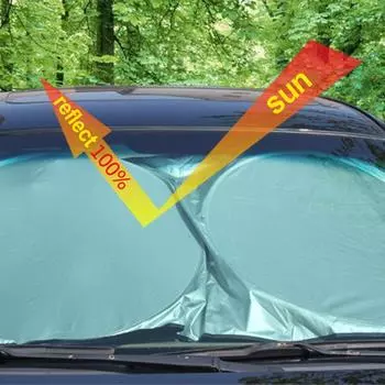 2025 Year Car Windshield Sun Shade Covers For Front Window Sunscreen UV Protector Parasol For Car Summer Sunshade Accessories