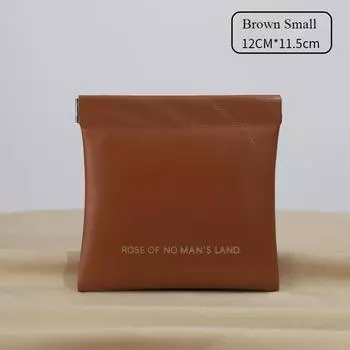 2025 Закрытая сумка-пуля Мини ПУ сумка для хранения наушников Карамельный цвет сумка для монет Zero Wallet сумка для хранения помады XL01 чёрный