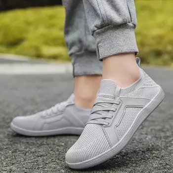 2025 женская летняя повседневная обувь с широким носком и сеткой на платформе для фитнеса, антизапахового туризма, кроссовки на шнуровке для бега, мужские, большого размера 36 зелёный