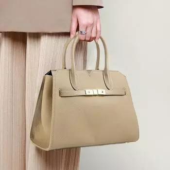 2025 женская сумка через плечо из натуральной кожи класса люкс, легкая, вместительная, платиновая, для мам