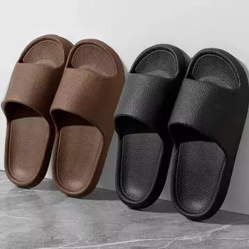 2025 женские тапочки Cloud с мягкой подошвой, толстые сандалии для дома и улицы, летние нескользящие шлепанцы из ЭВА, мужские тапочки 36-37