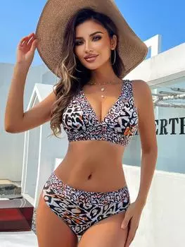 2025 Женский элегантный вечерний костюм-двойка и набор для плавания XL верблюд