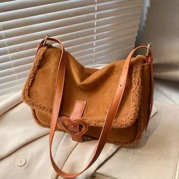 2025 Зима Y2K Ретро Дизайн Маленькая Сумка-клапан из искусственной кожи Женская Модная Сумка и Кошельки Сумка через плечо Y2K Сумка через плечо розовый