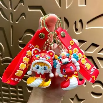 «2025 Золотая подвеска-брелок в виде змеи — мультяшный новогодний подарок» Single OPP Bag Packaging