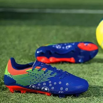 2025C Luo football shoes low-top TF broken nails non-slip children s training long nails football shoes 39