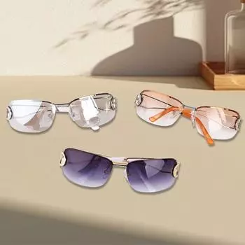2025KROKODIL Модные женские солнцезащитные очки в оправе из магниевого алюминиевого сплава с градиентом