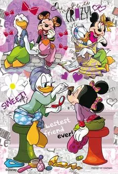 204 Piece Jigsaw Puzzle Disney Puzzle Petit Makeup Time Small Piece (10x14.7cm)