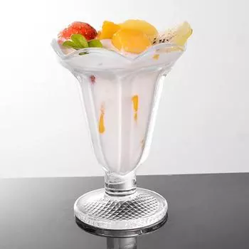 205 мл Бокал для коктейля Десертная чаша Простой бокал Чаша для мороженого Кружка для холодных блюд Бокал для вина Бокалы для сока с цветочным краем Чашки для напитков Foam box pack