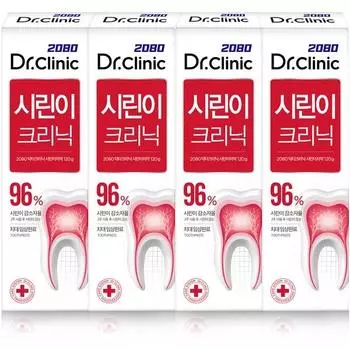 2080 Доктор. Зубная паста Clinic Sirin 140г, 4 шт. Корейская зубная паста