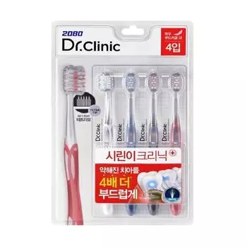 2080 Dr. Clinic Sirini toothbrush 4 packs