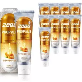 2080 K Зубная паста Gingivalis с прополисом 150г, 10 шт. Корейская зубная паста