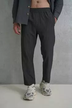 2086 - Брюки из трикотажной ткани антрацитового цвета из коллекции Mai Robin Rachel