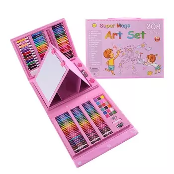 208 шт. детские мелки с рисунком из мультфильмов, яркие цвета, многоцелевые цветные мелки для раскрашивания