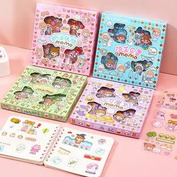 20/100 шт., бумажные наклейки, безопасные, удобные, не нужно резать, без запаха, водонепроницаемые, сделай сам, ПЭТ, мультяшный узор, наклейки для скрапбукинга, изоляционные аксессуары для чашек A