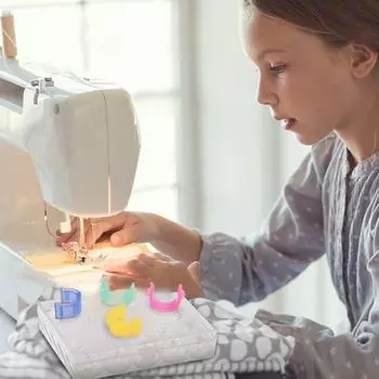 20/100 шт. Маленькие зажимы для швейных шпуль, зажимы для швейных инструментов, держатели для шпуль, цветные зажимы для ниток, зажим для вышивальной нити 20PCS прозрачный