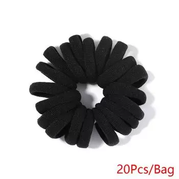 20/100Pcs/lot Hair Bands Girls Candy Color Elastic Rubber Band Hair Bands Child Baby Headband Scrunchie Kids Hair Accessories