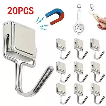 20/10/5 шт. магнитный крючок вешалка держатель ключей многоцелевое хранение неодимовый супер прочный кухонный бар офис дом и украшение S