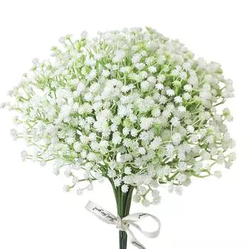 20/10 шт. искусственные цветы Babys Breath, букет из пластиковой гипсофилы, искусственный цветок для свадебных центральных украшений, вечеринок, домашнего декора комнаты 10PCS
