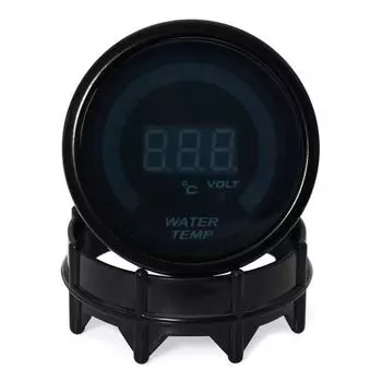 20-150 Celsius 52mm Water Temperature Gauge With Sensor 1/8NPT Smoke Lens Digital Water Temp Meter for Gasoline Racing Car 12V