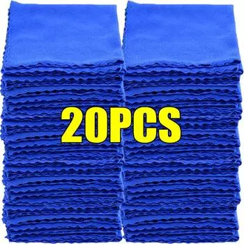 20/1 шт. ультратонкие полотенца из микрофибры одноразовые салфетки для чистки автомобиля автодетейлинг полирующее полотенце бытовые салфетки для стирки инструменты 1PC