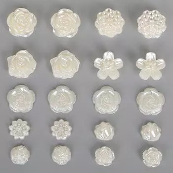 20-200 шт. цвета слоновой кости, полукруглые жемчужные бусины с плоской спинкой, АБС-смола, искусственный жемчуг, бусины из смолы для скрапбукинга для украшения своими руками, аксессуары для рукоделия ручной работы 10mm 100pcs