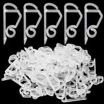 20/200PCS String Lights Holder Light String Clips Outdoor Gutter Clip Holiday Wire Clamp Festival Halloween Christmas Decoraton 100pcs