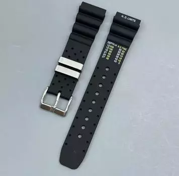 20/22/24 мм ND пределы для Citizen Promaster Seiko Orient резиновый ремешок для часов для дайвинга
