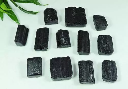 20-26MM натуральный черный турмалин друзы кабошон россыпью драгоценный камень 12 шт лот SY-142